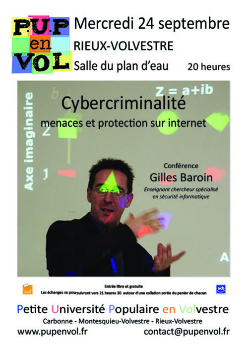 PUPenVOL - Cybercriminalité : menaces et protection sur internet Cybercriminalité : menaces et protection sur internet