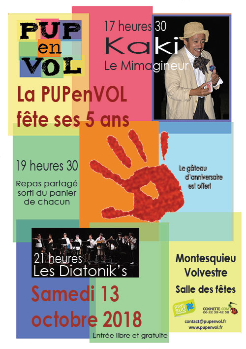 La PUPenVOL fête ses 5 ans