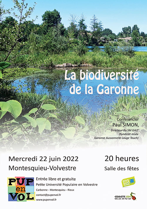 La biodiversité de la Garonne